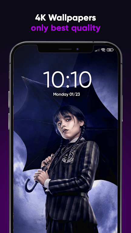 Wednesday Addams Wallpapers HD 스크린샷 2