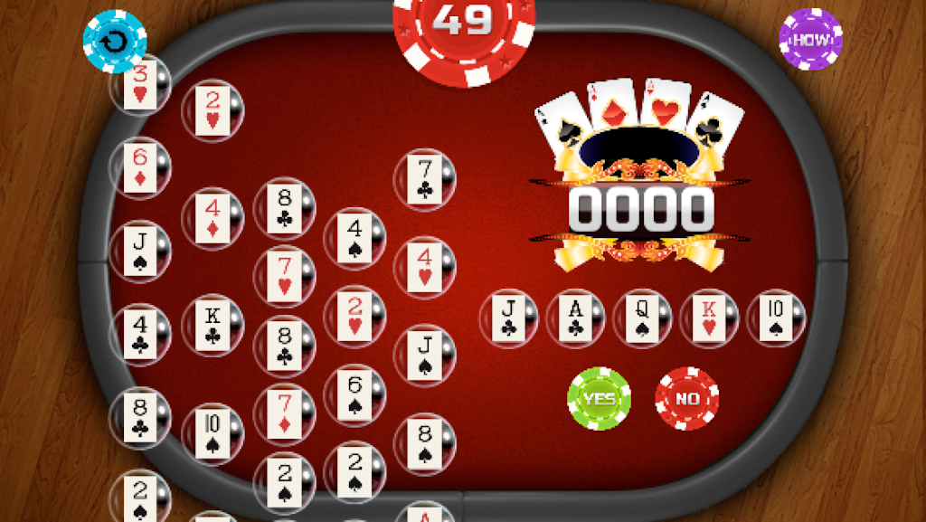 Bubble Pop Poker Captura de pantalla 2