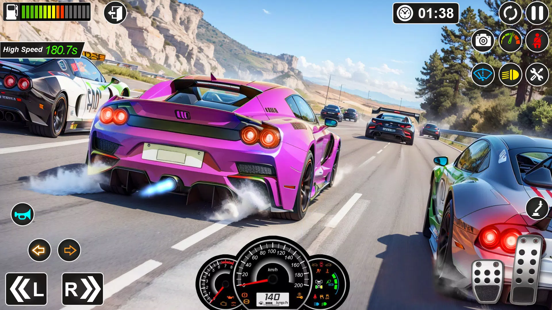 High Speed - Car Racing Game Captura de pantalla 2