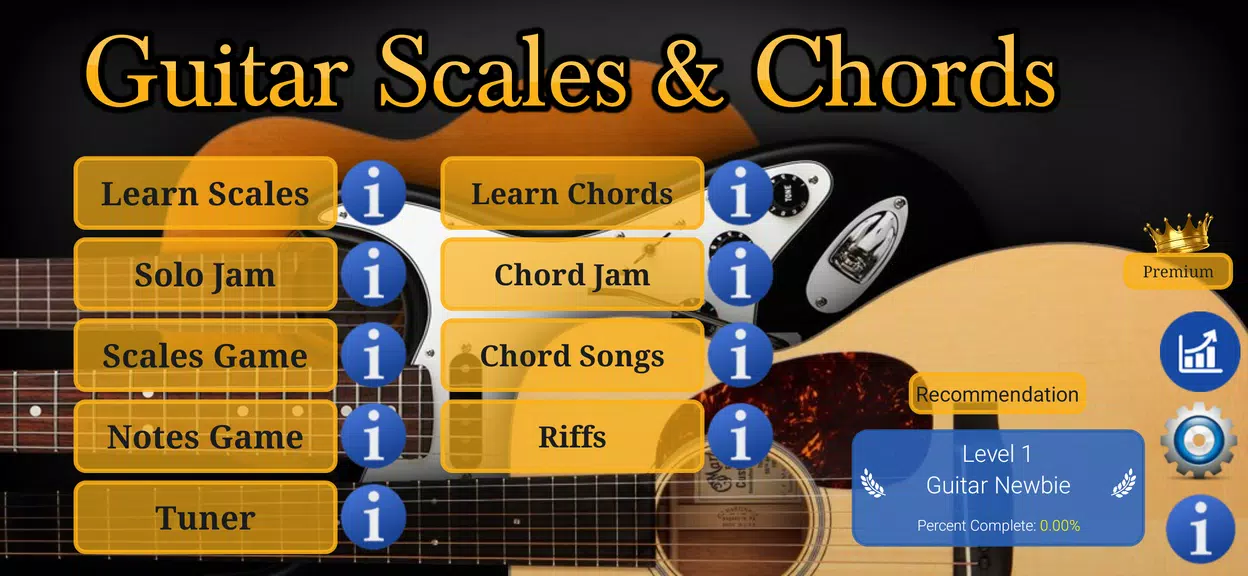 gammes et accords guitare Capture d'écran 1