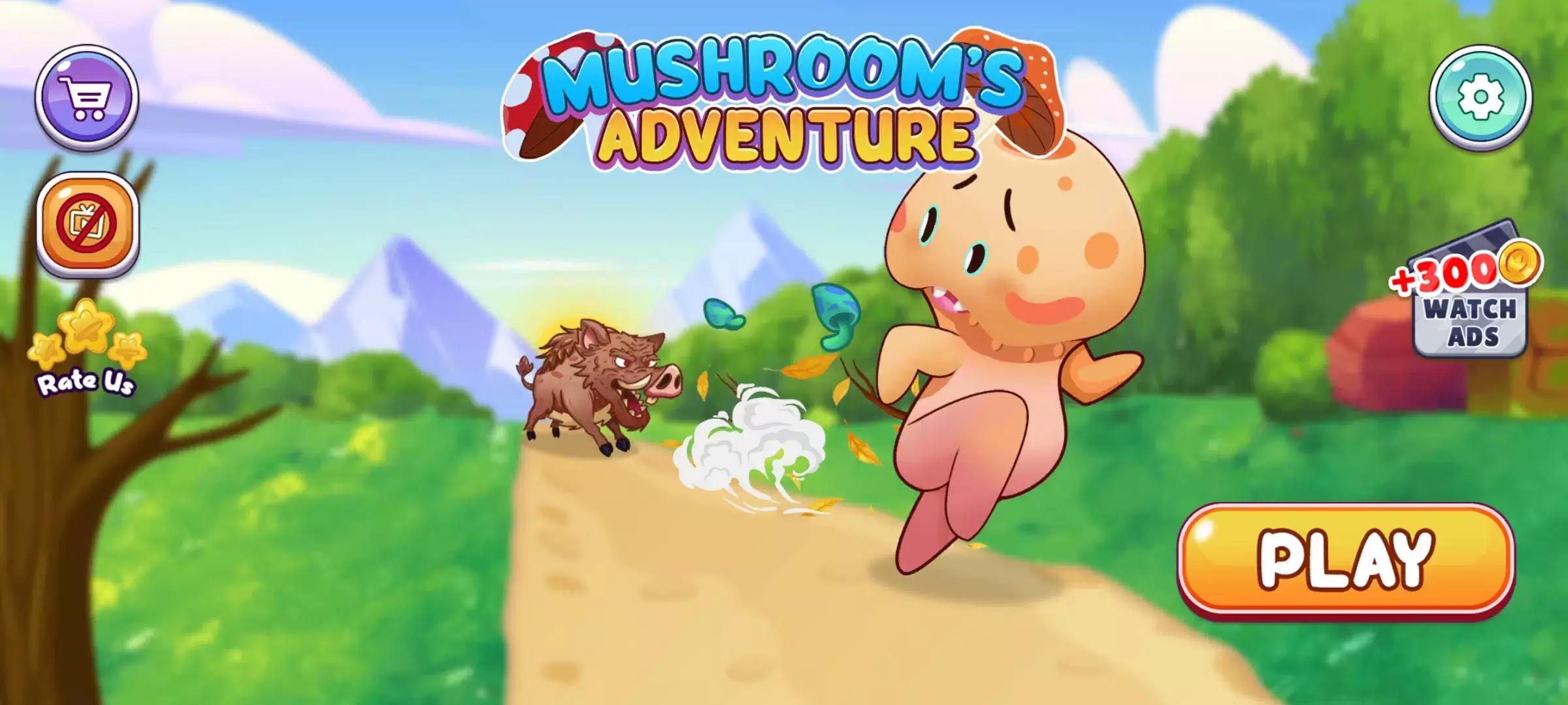 Mushroom war: Jungle Adventure 스크린샷 1