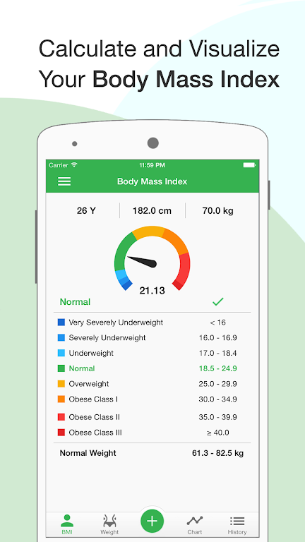 BMI Calculator: Weight Tracker স্ক্রিনশট 1