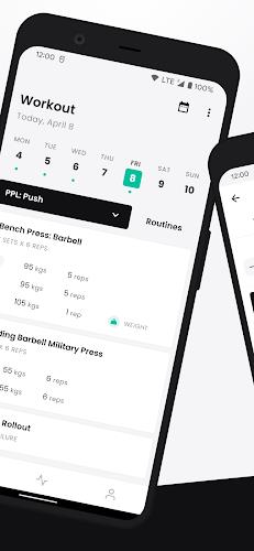 FitHero - Gym Workout Tracker Ảnh chụp màn hình 2