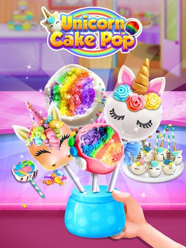 Unicorn Cake Pop - Sweet Food应用截图第1张