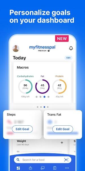 MyFitnessPal 的卡路里計算機和膳食追蹤工具應用截圖第1張