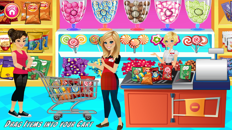 Supermarket Shopping Mall Game 스크린샷 2