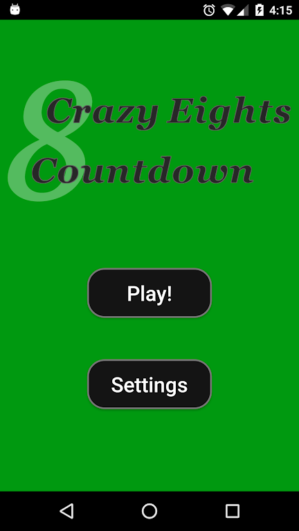 Crazy Eights Countdown 스크린샷 1