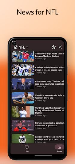 Dofu - NFL Live Streaming Zrzut ekranu 1