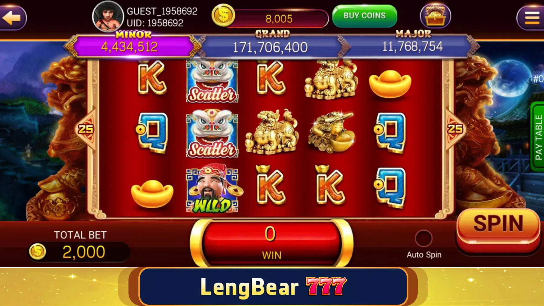 LengBear 777 - Khmer Games Capture d'écran 1