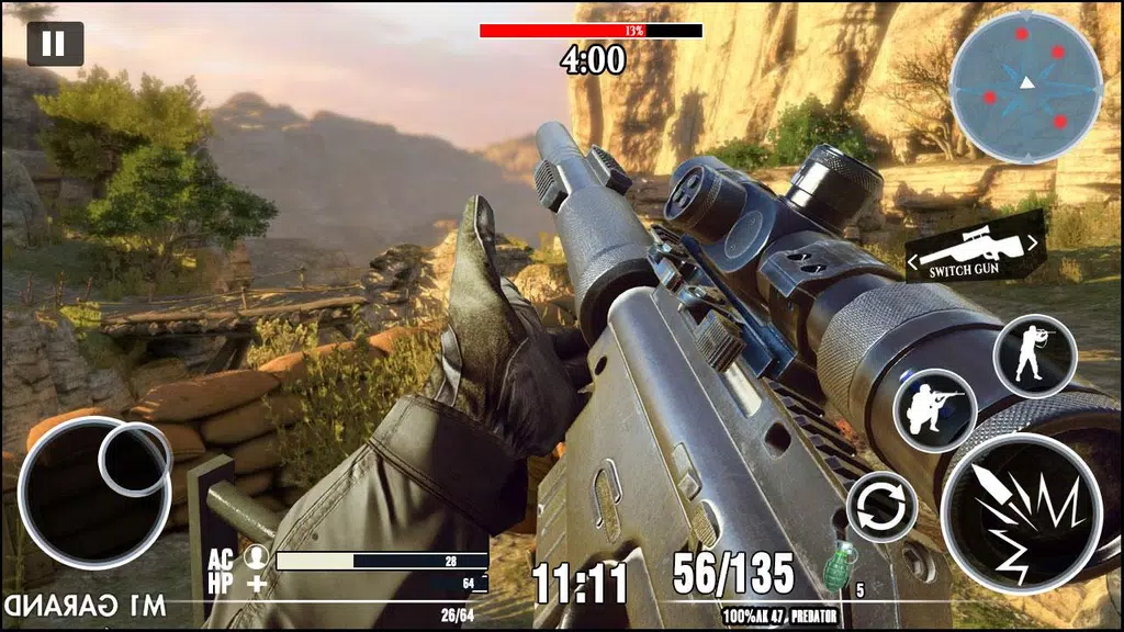 Desert Sniper 3D: Battleground Ekran Görüntüsü 4