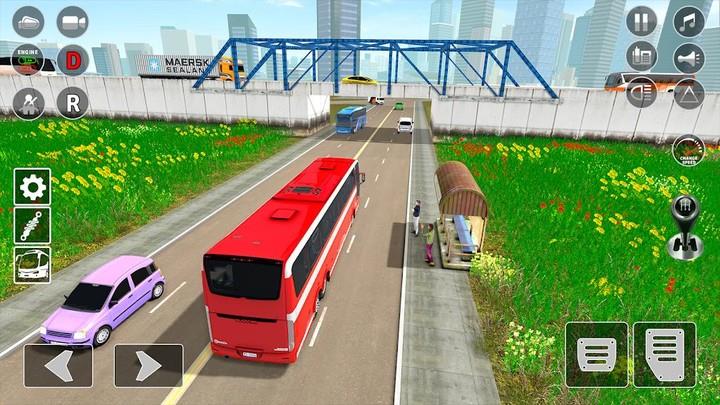 Bus Games 3D-Bus Driving Games स्क्रीनशॉट 1