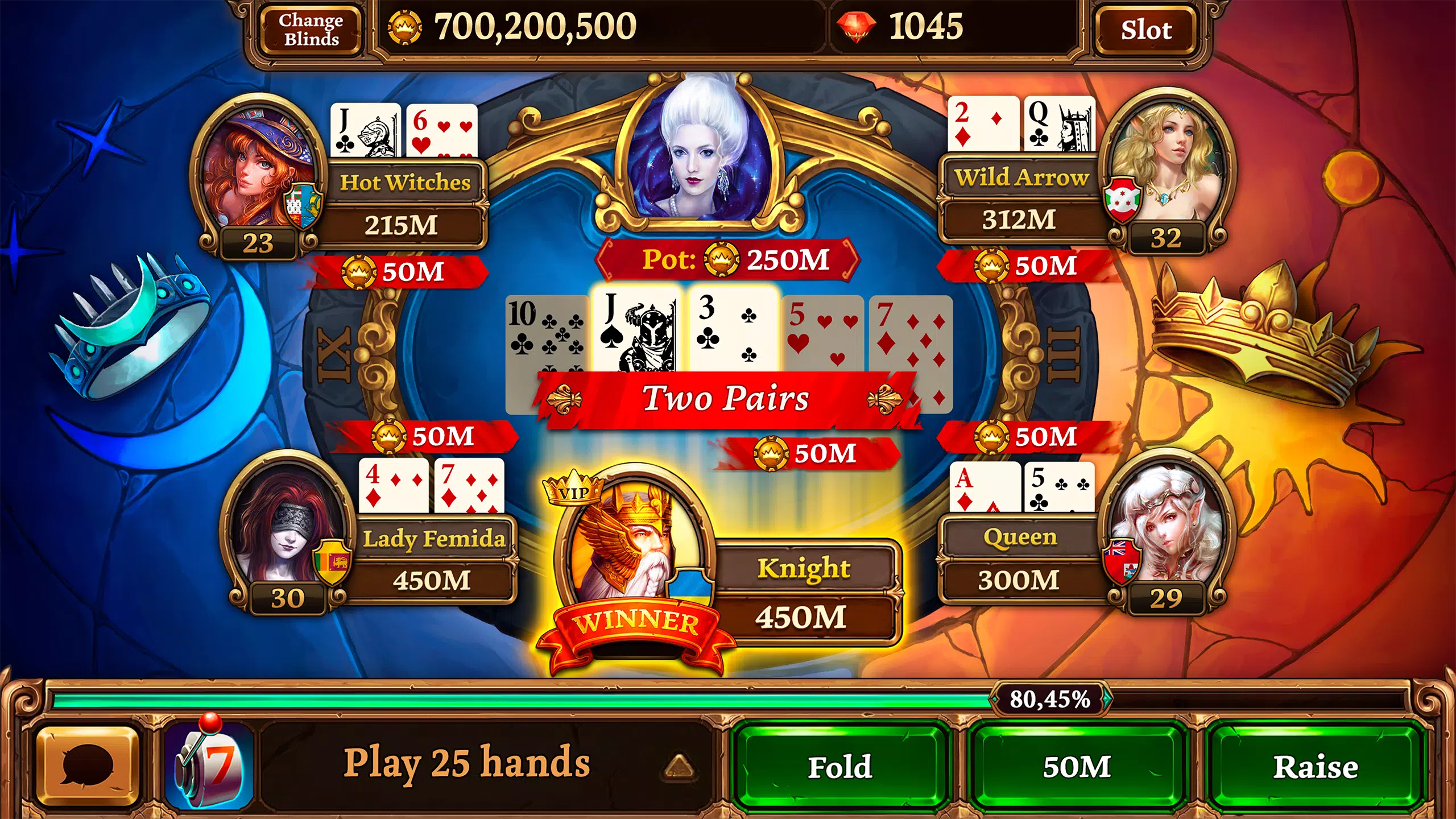 Texas Holdem Poker & Blackjack Schermafbeelding 1