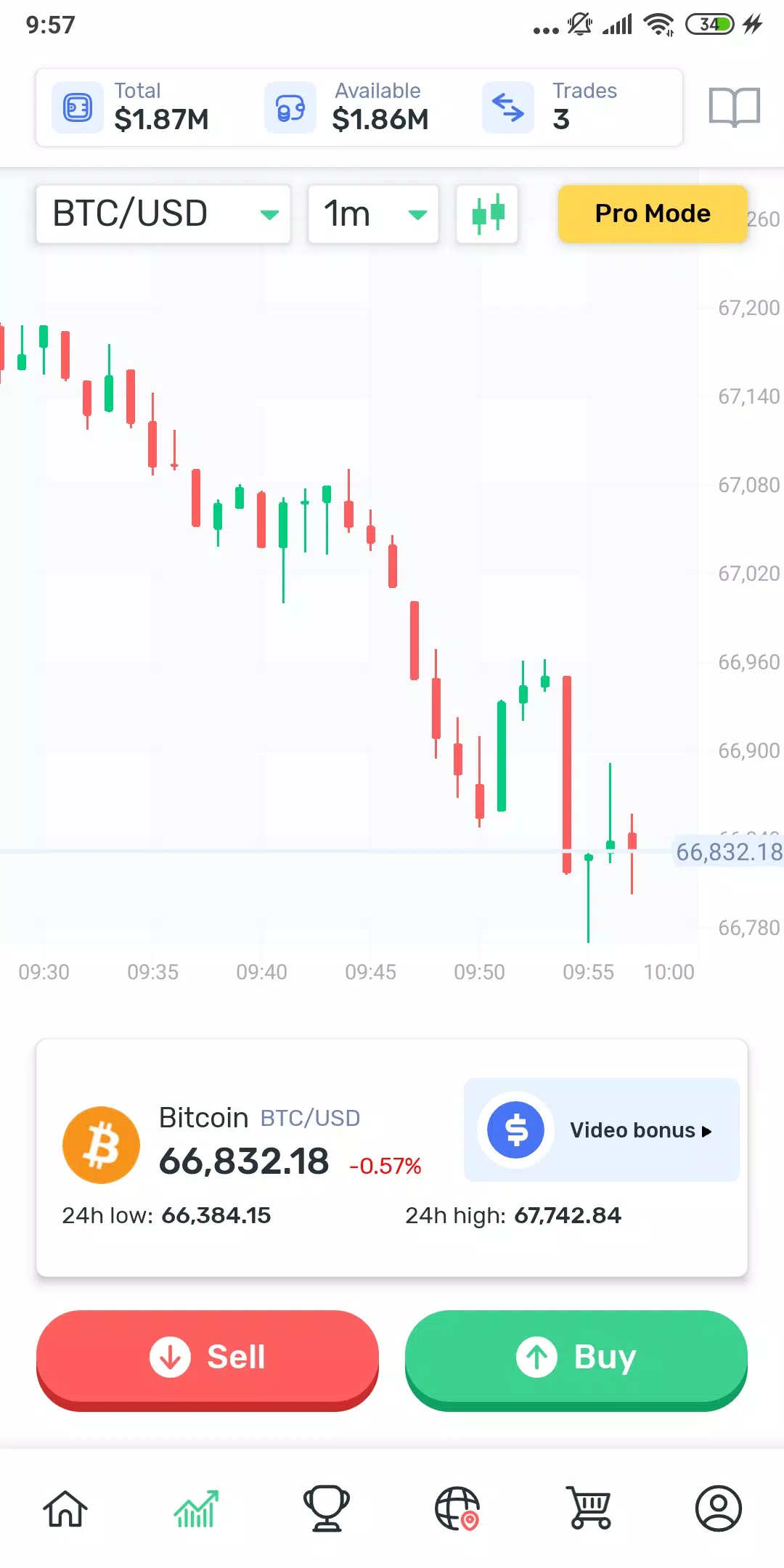 Cryptomania Simulateur Capture d'écran 2