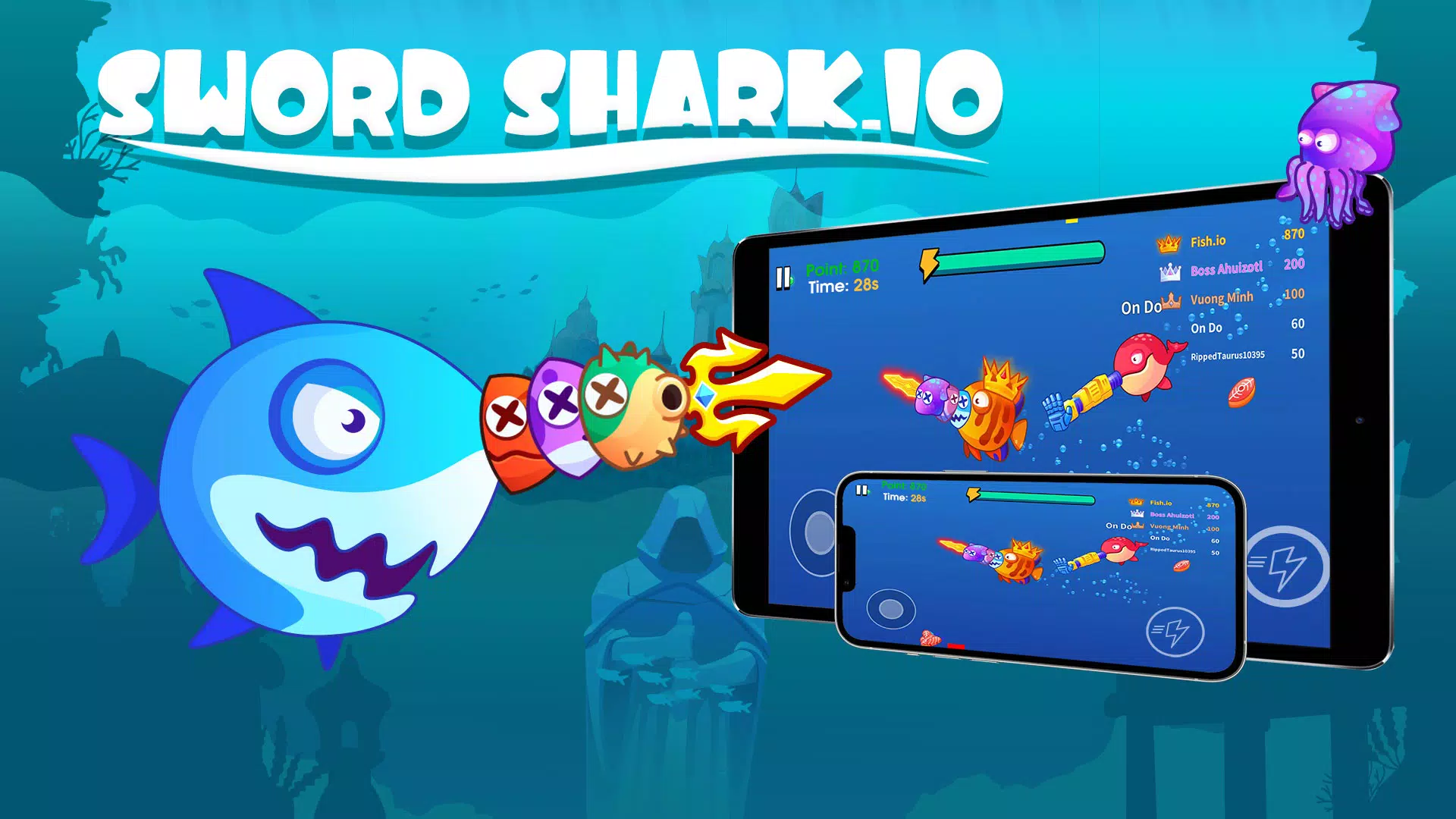 Sword Shark.io স্ক্রিনশট 1