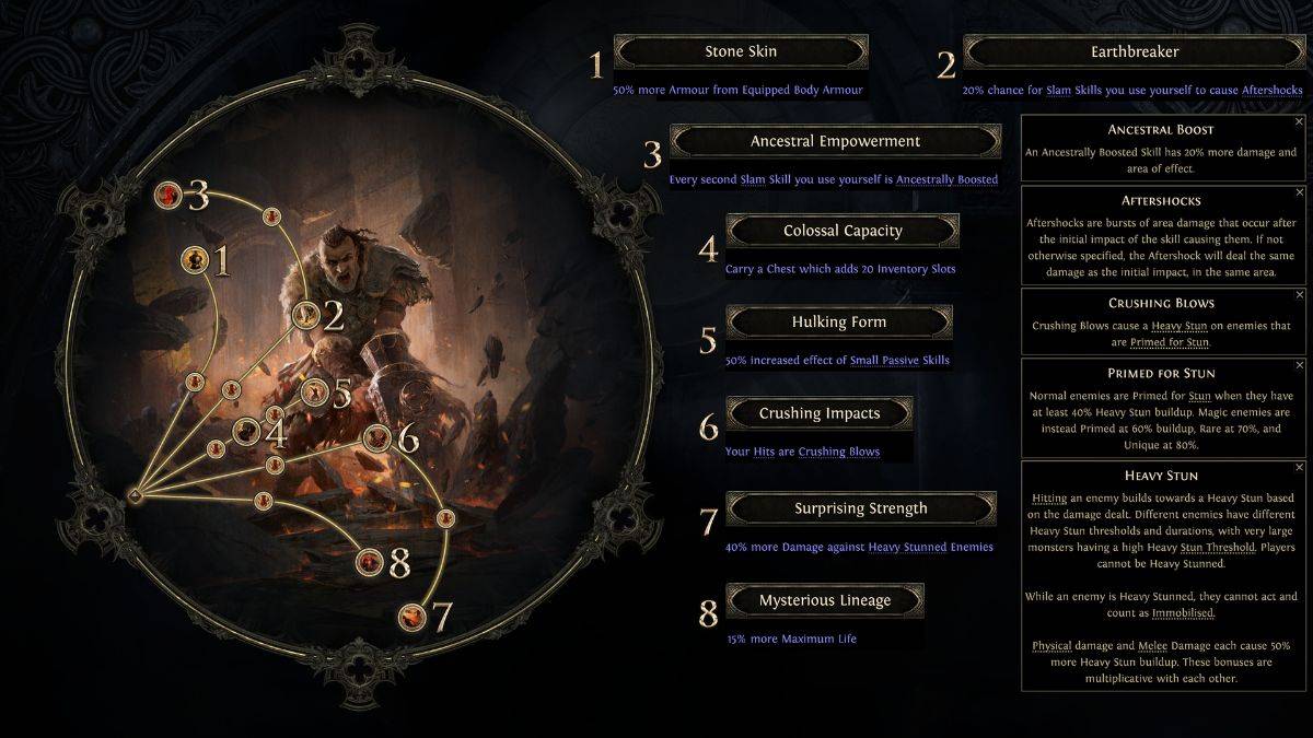 Titan Ascendancy Skilltree Poe2