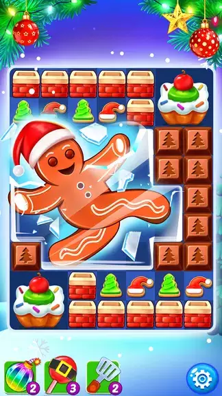 Christmas Cookie: Match 3 Game স্ক্রিনশট 3