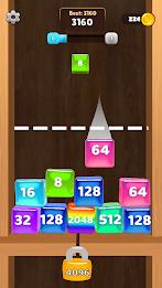 Jelly Cubes 2048: Puzzle Game ဖန်သားပြင်ဓာတ်ပုံ 2