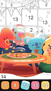 Schermata Kpop Paint by Numbers BT21 4