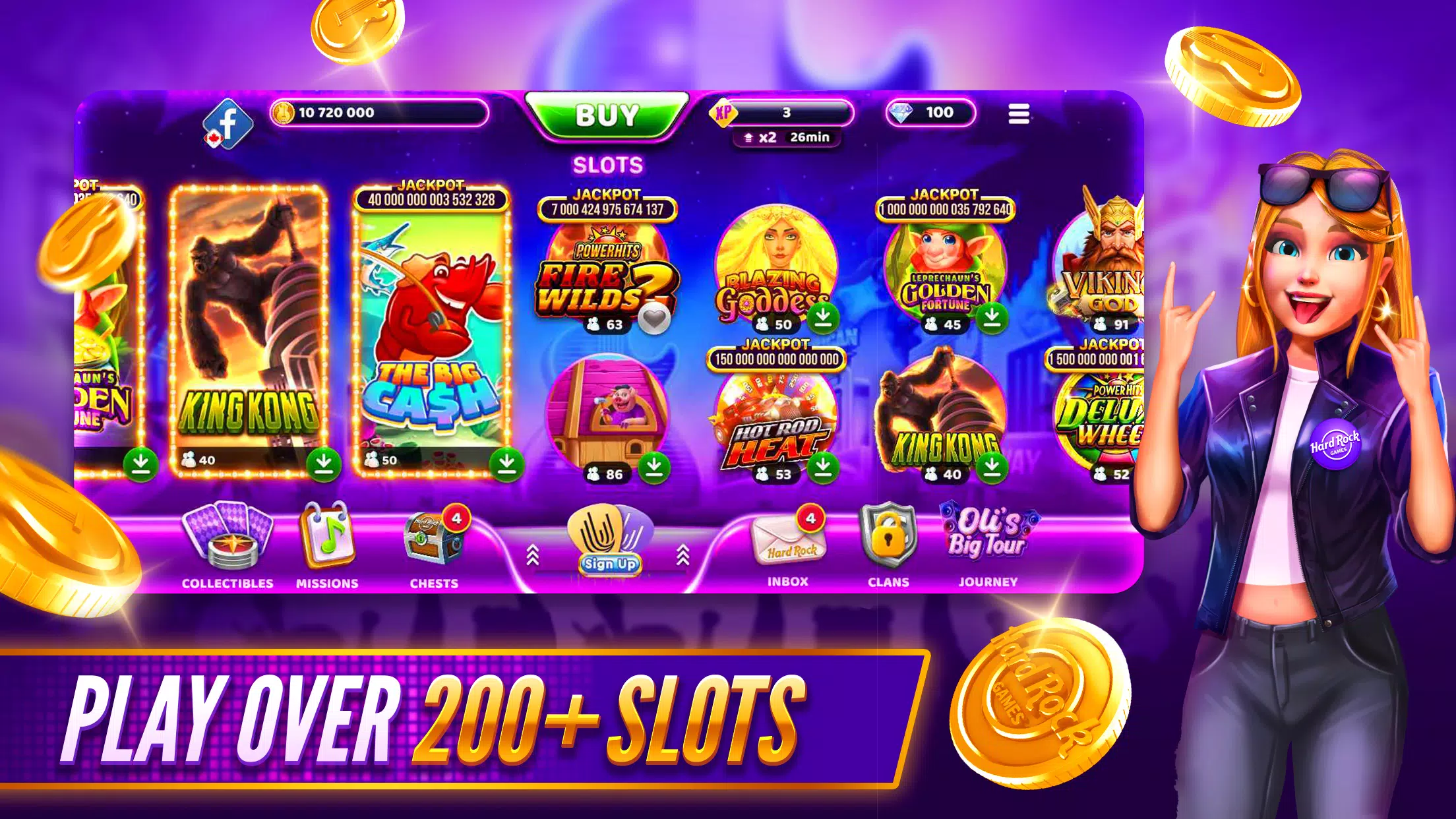 Hard Rock Jackpot Planet Ảnh chụp màn hình 1