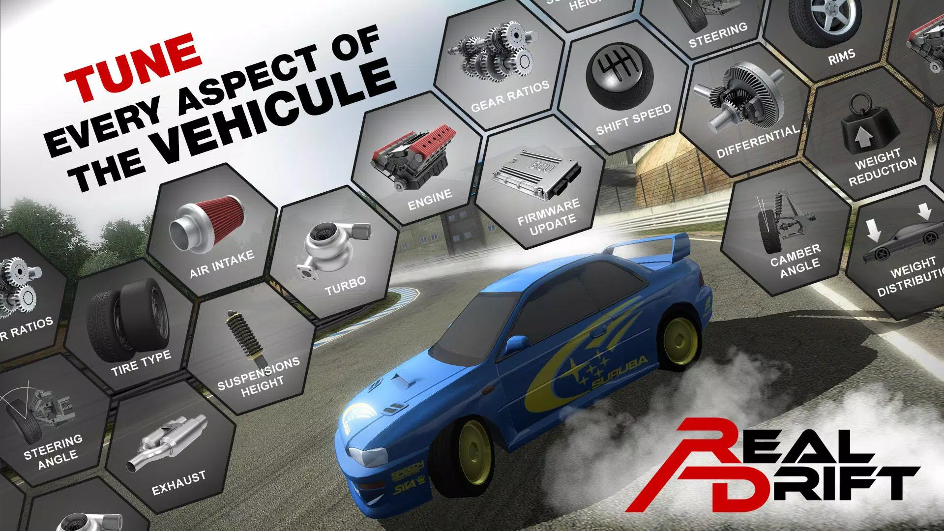 Real Drift Car Racing Lite Captura de pantalla 4