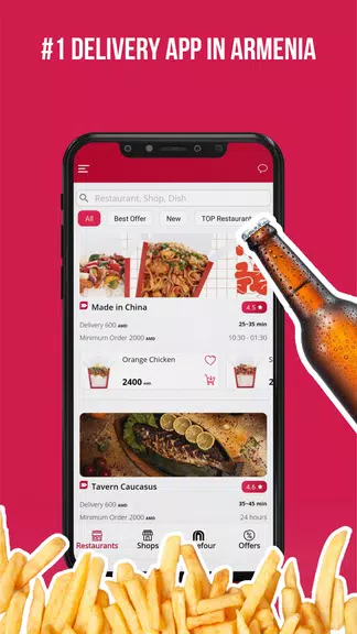 Menu.am-Food and more Delivery Captura de tela 1
