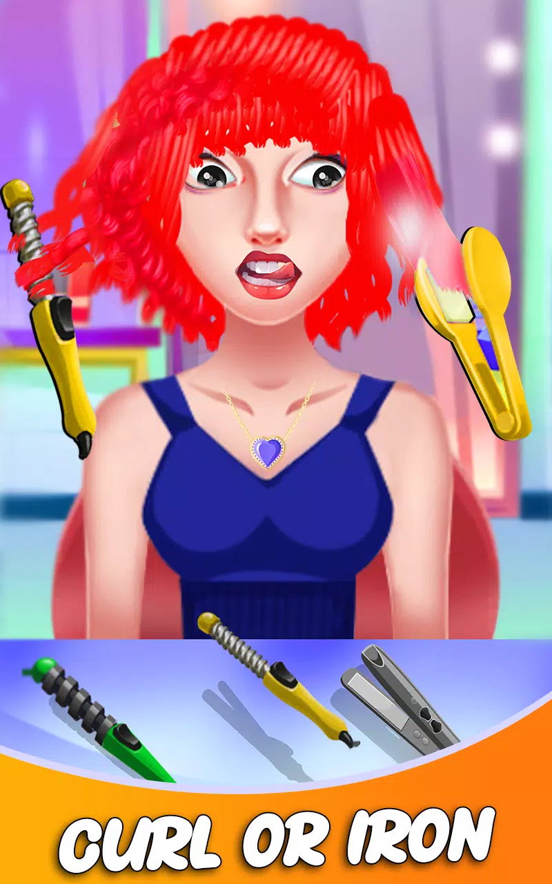 Fashion Girls Hair Salon Games Captura de pantalla 2