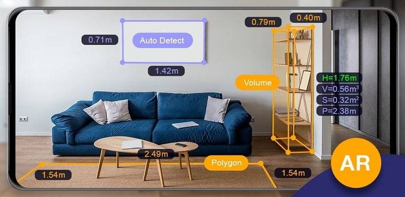 AR Ruler App ภาพหน้าจอ 1