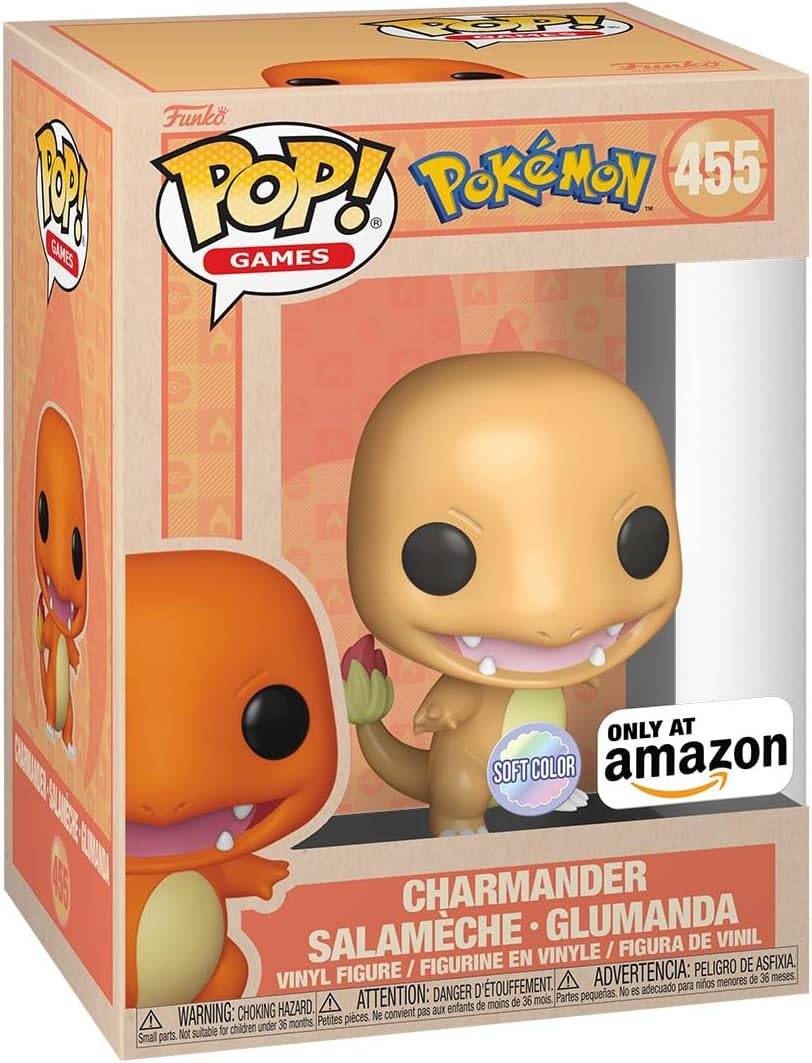 Funko Pop! Gry: Pokemon - Charmander (miękki kolor)