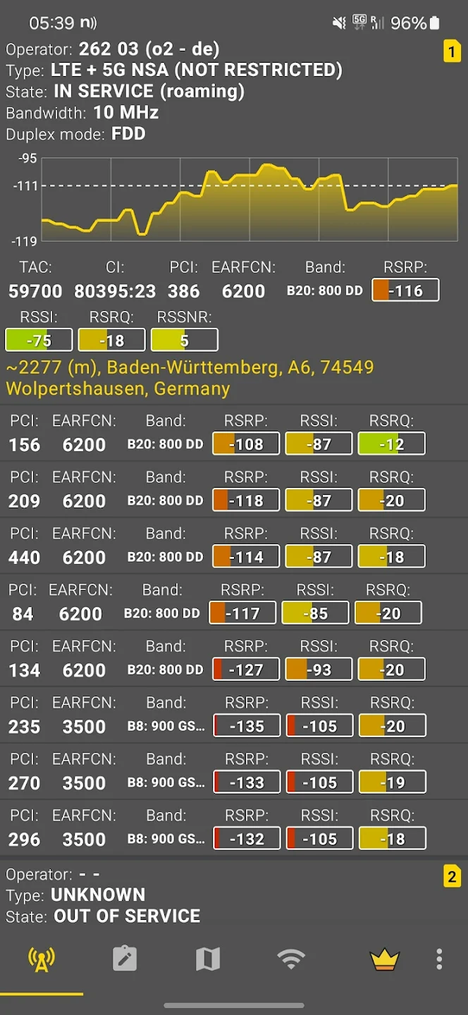 Netmonitor: Cell & WiFi スクリーンショット 2