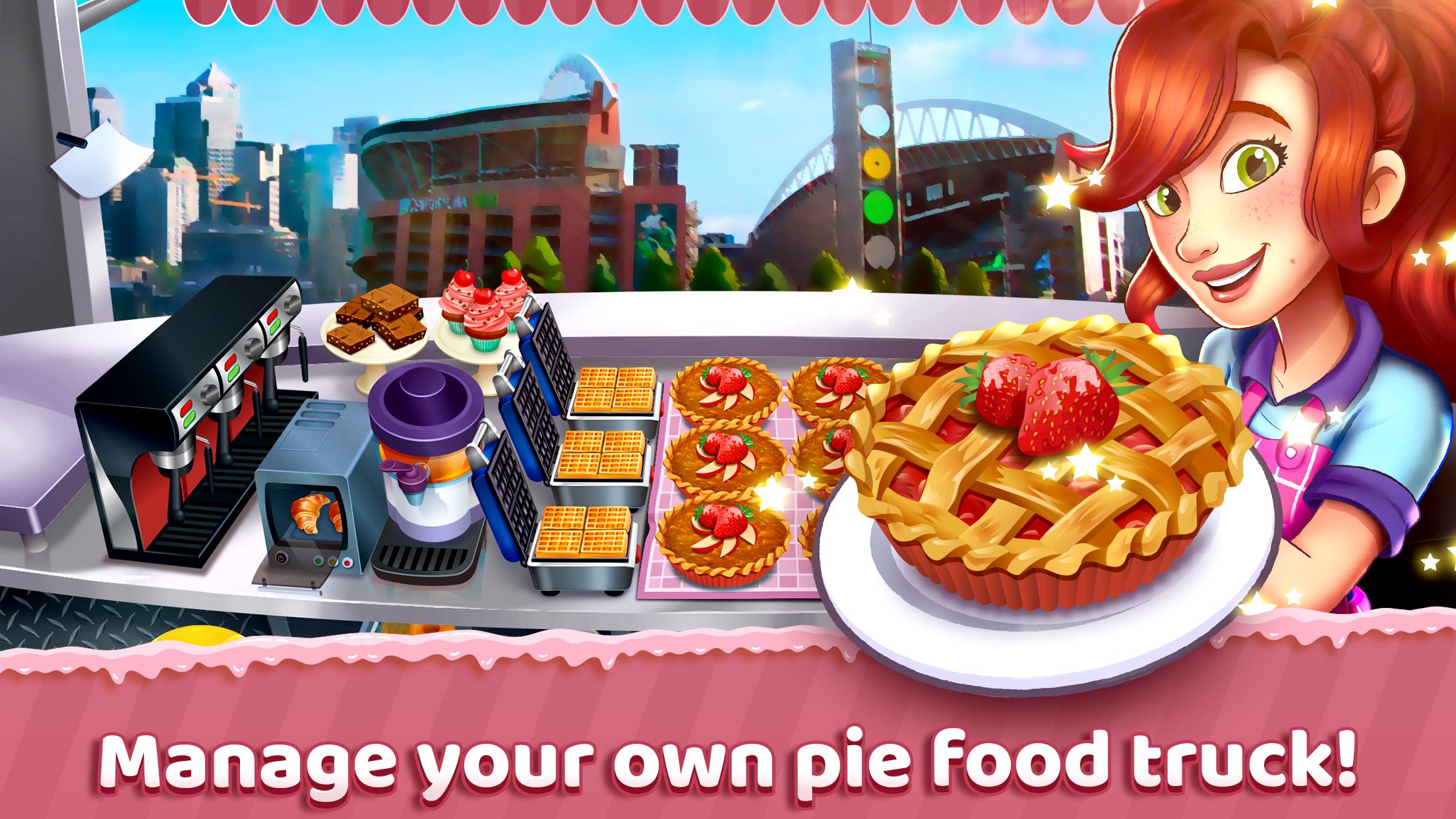 Seattle Pie Truck: Food Game Captura de tela 1