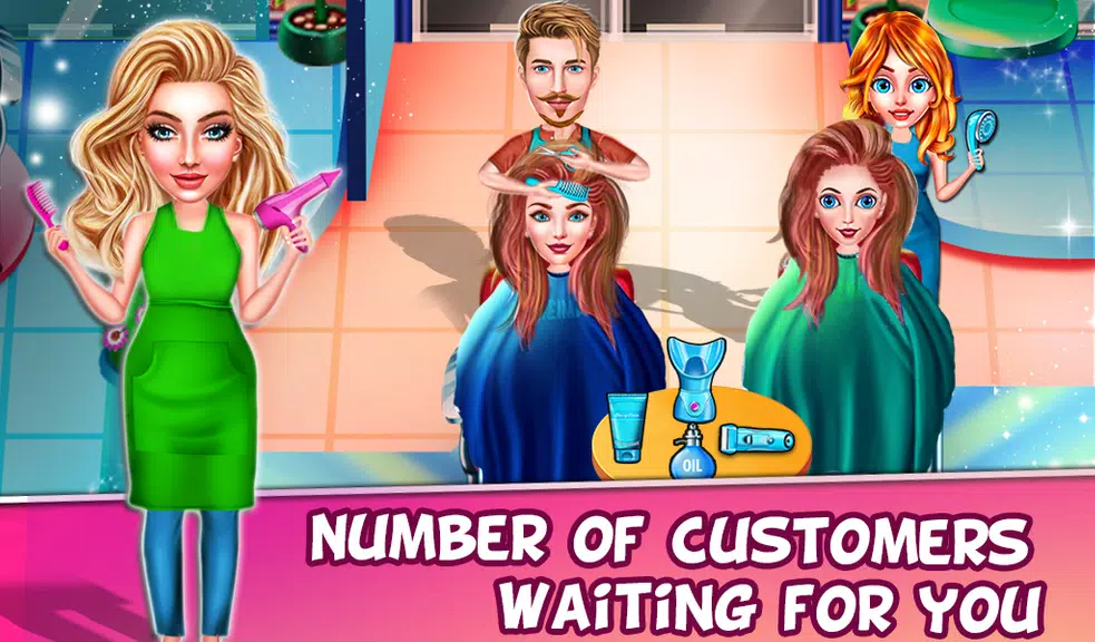 Barber Shop - Simulator Games应用截图第1张