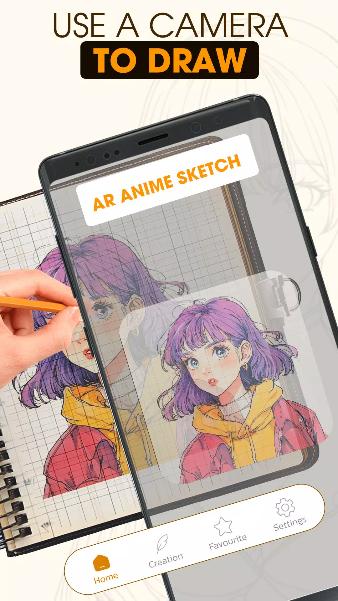 AR Anime Sketch: Trace & Draw應用截圖第2張