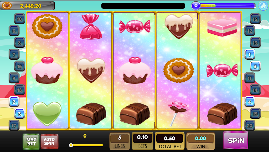 Candy Sweet Slot machine Captura de tela 1