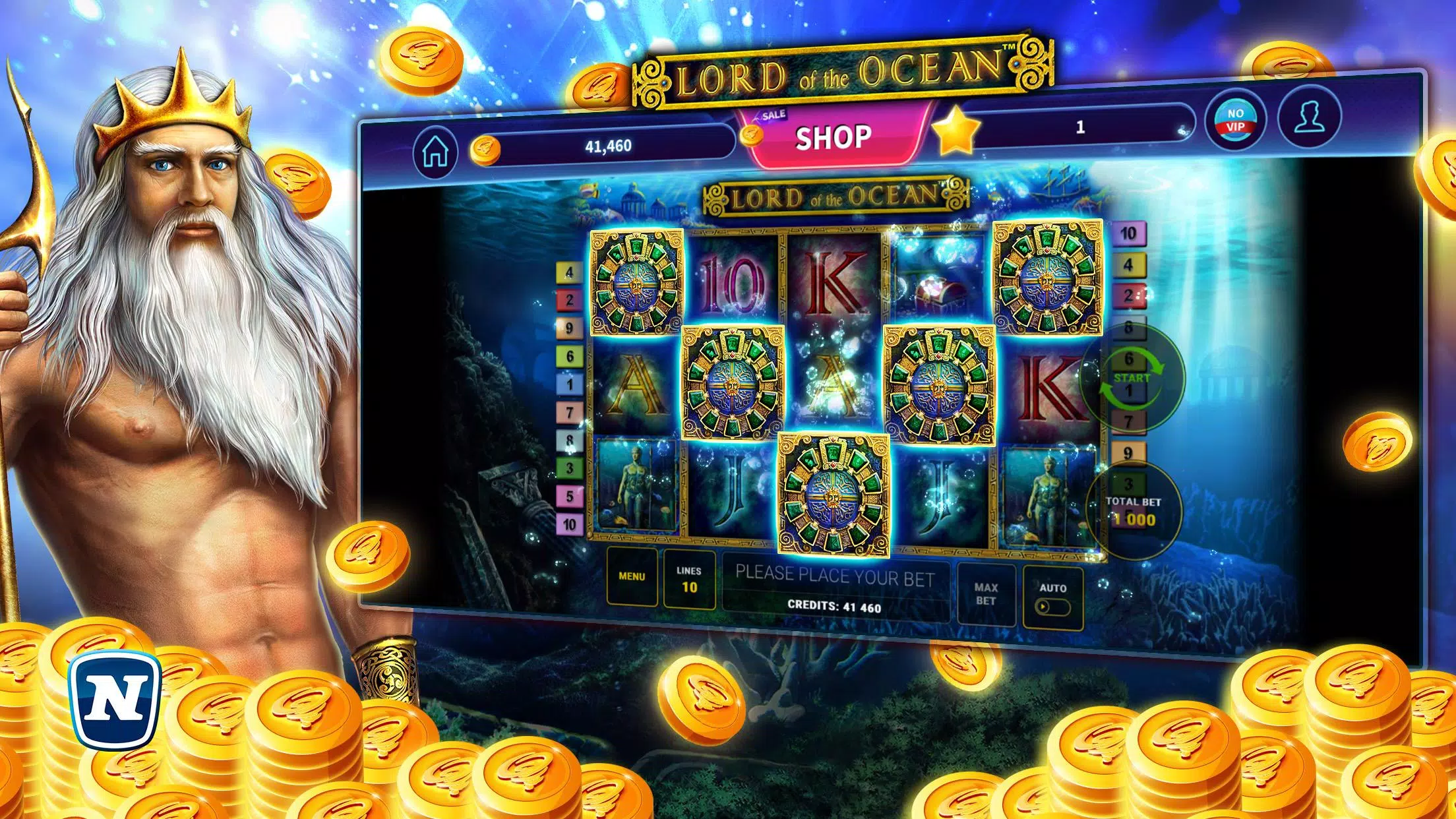 Lord of the Ocean™ Slot Ekran Görüntüsü 1