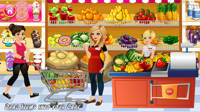 Supermarket Shopping Mall Game 스크린샷 4