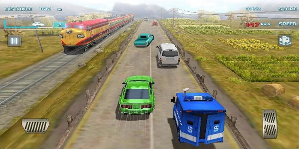 Turbo Driving Racing 3D Captura de tela 3