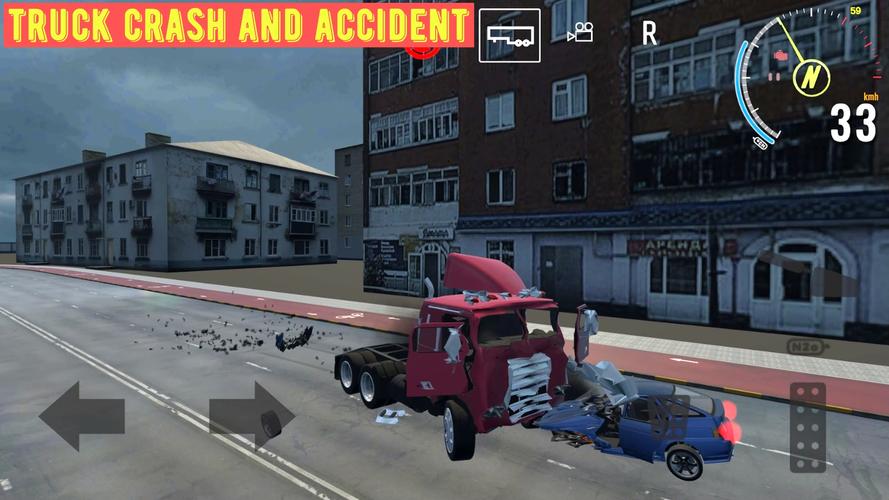 Truck Crash And Accident Tangkapan skrin 3