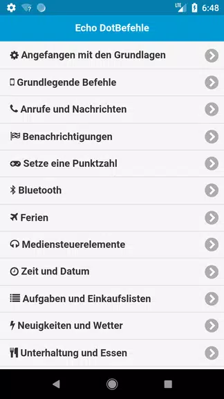 Befehle für Echo Dot Screenshot 2