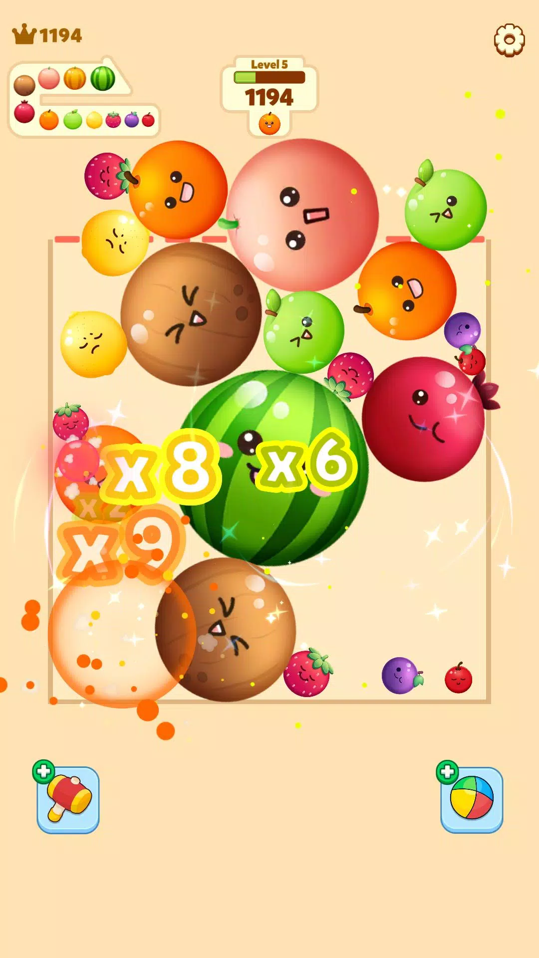 Fruit Merge Ảnh chụp màn hình 3