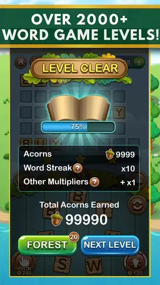 Word Forest: Word Games Puzzle Screenshot 2