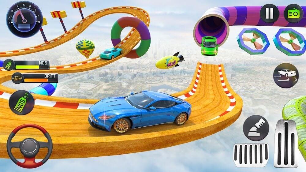 Mega Ramp Car Stunts Race Скриншот 3