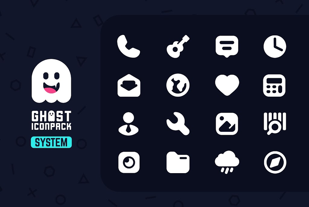 Schermata Ghost Icon Pack Mod 1