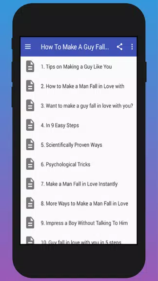 How To Make a Guy Fall in Love With You Captura de tela 1