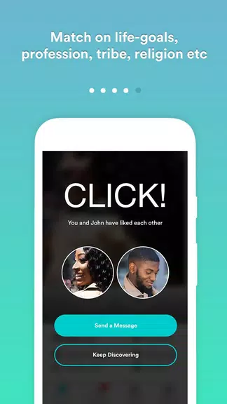 Africlick - African Black Dating & Networking App Captura de pantalla 3