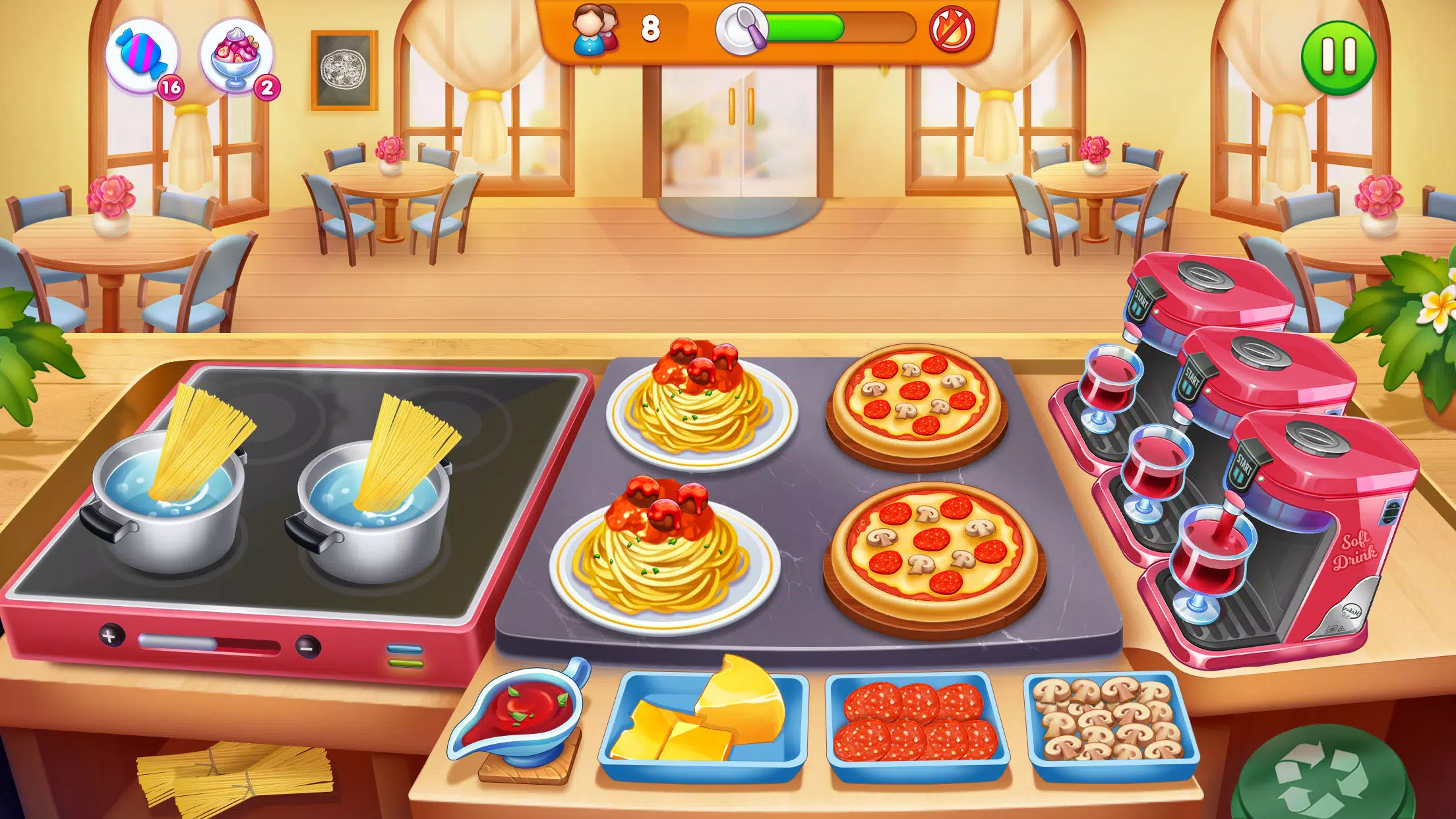 Cooking Restaurant Food Games Screenshot 2