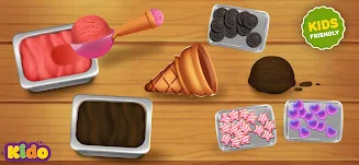 Ice Cream Making Game For Kids Zrzut ekranu 2