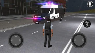 American Police Van Driving Скриншот 2