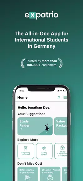 Expatrio - Study in Germany Screenshot 1