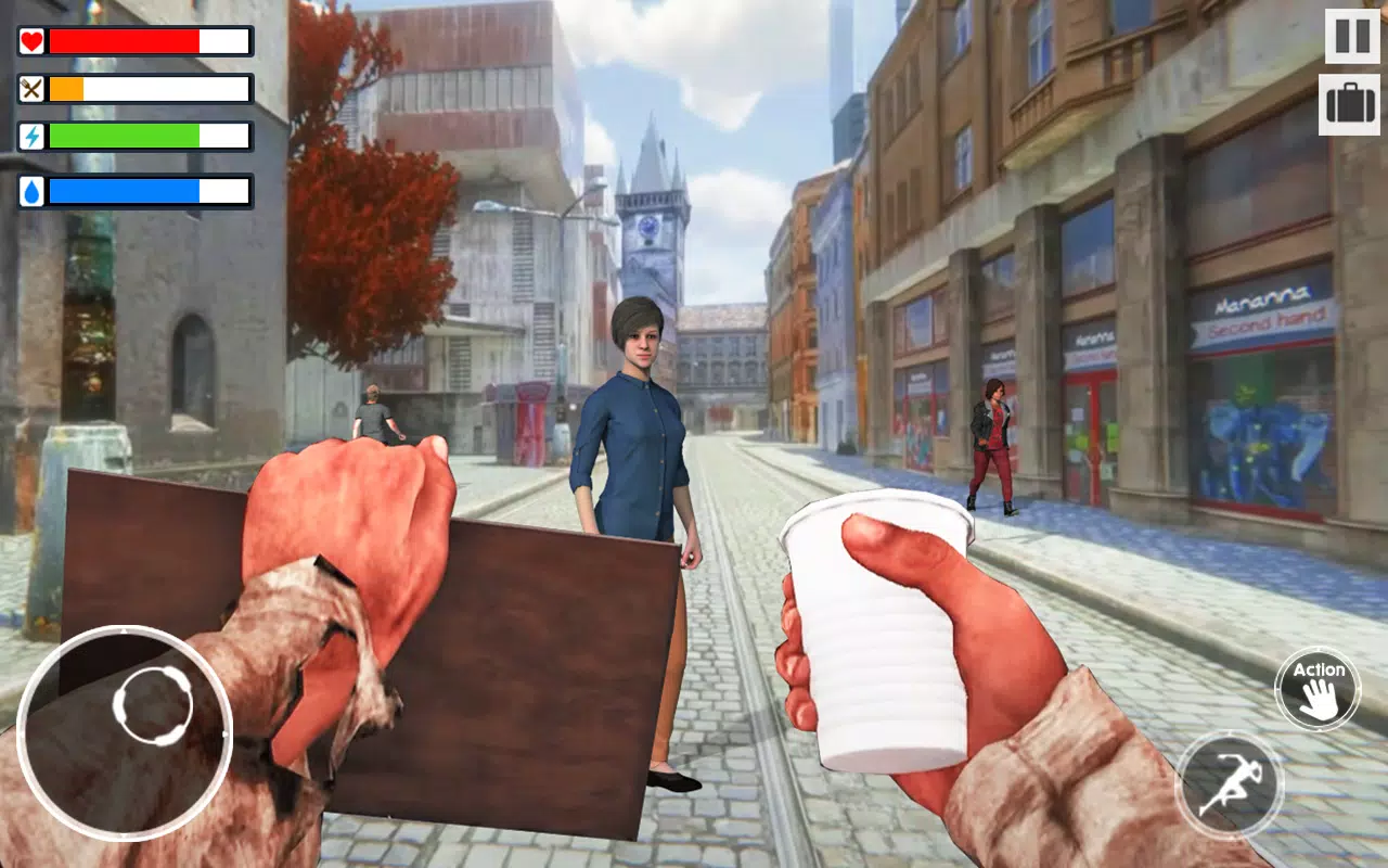Tramp Simulator Homeless Games スクリーンショット 1