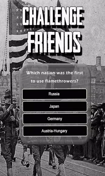 WW1 History Knowledge Quiz スクリーンショット 2